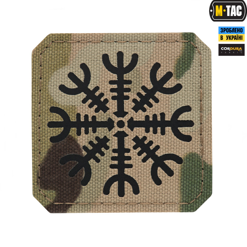 M-Tac нашивка шолом Жаху Laser Cut Multicam/Black M-Tac нашивка шолом Жаху Laser Cut Multicam/Black