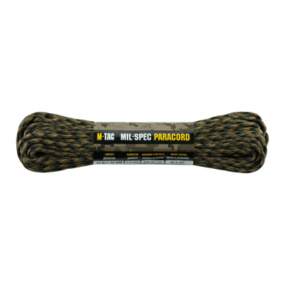 M-Tac паракорд 550 mil-spec 30m Woodland Marpat