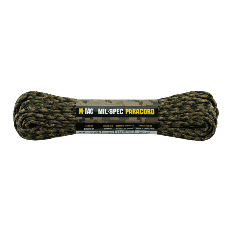 M-Tac паракорд 550 mil-spec 30m Woodland Marpat