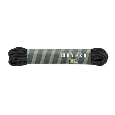 M-Tac шнурки паракорд black тип.3