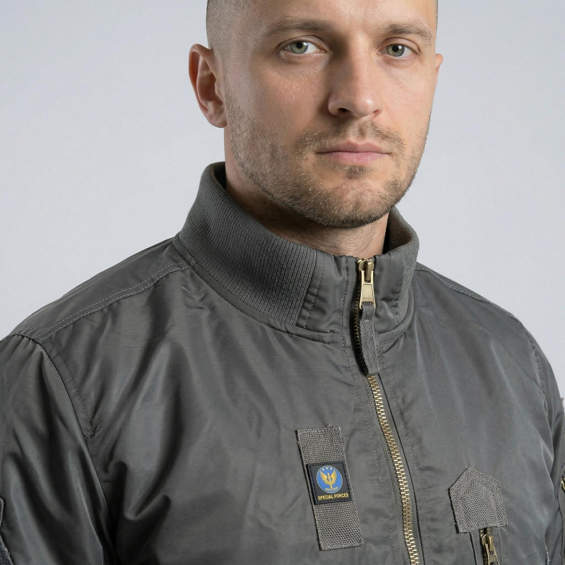 Куртка бомбер Vik-Tailor льотна, Shadow Grey