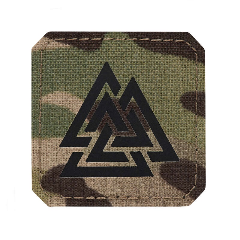 M-Tac нашивка Валькнут Laser Cut Multicam/Black