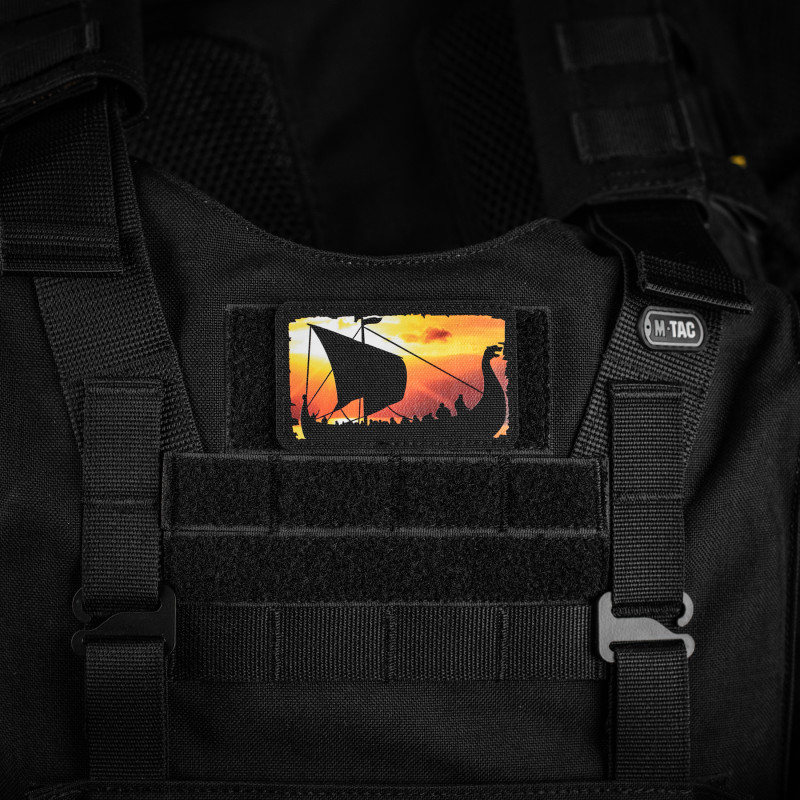 M-Tac нашивка Expedition (80х50 мм) Black