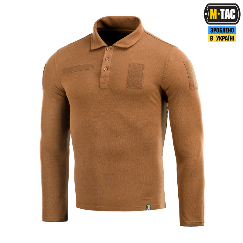 M-Tac поло тактичне довгий рукав 65/35 Coyote Brown M-Tac поло тактичне довгий рукав 65/35 Coyote Brown