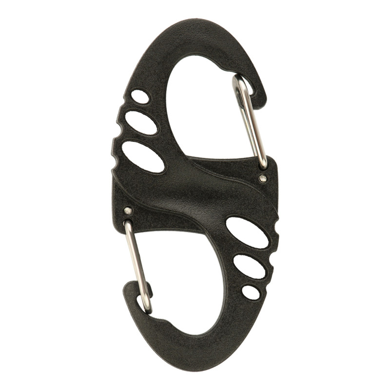 M-Tac карабін S-Hook пластиковий Black M-Tac карабін S-Hook пластиковий Black