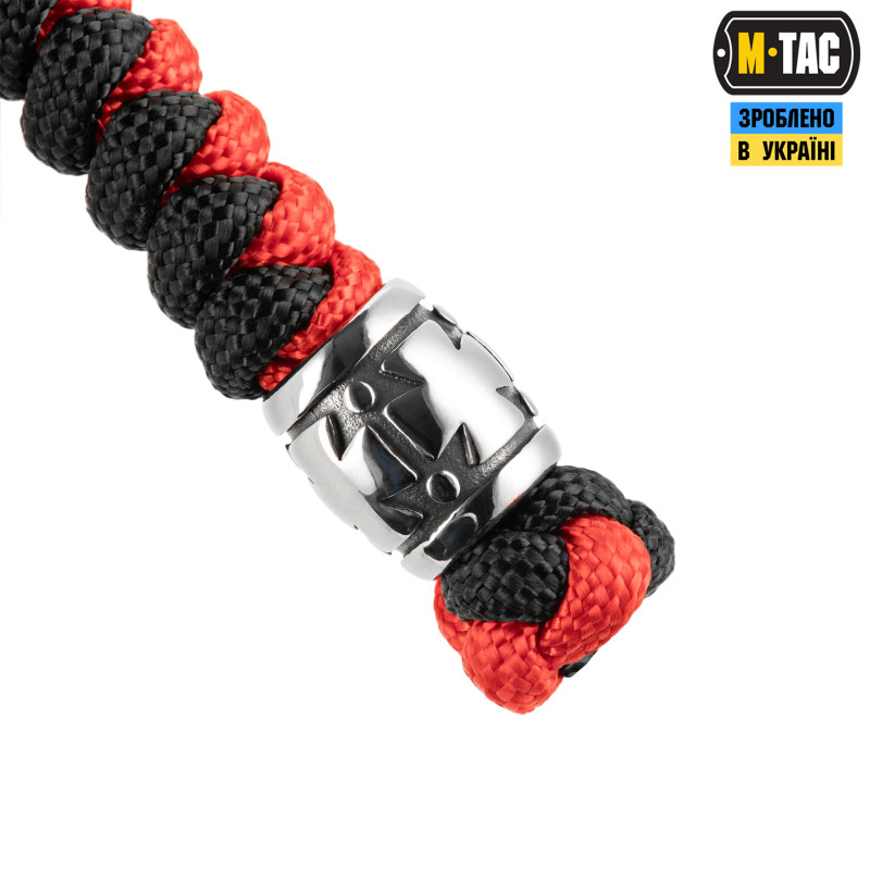 M-Tac темляк Viper Козацький Хрест V.2 Steel Black&Red M-Tac темляк Viper Козацький Хрест V.2 Steel Black&Red