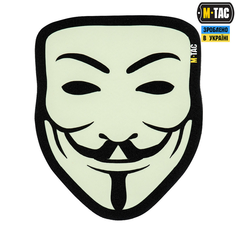 M-Tac нашивка Anonymous Black/GID M-Tac нашивка Anonymous Black/GID