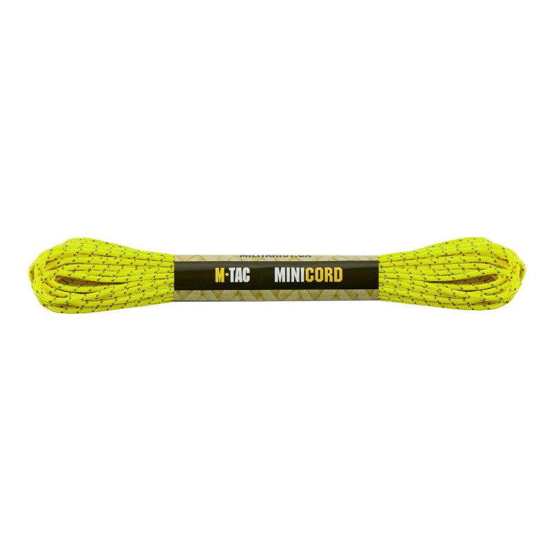M-Tac паракорд Minicord Reflective Neon Yellow 15м