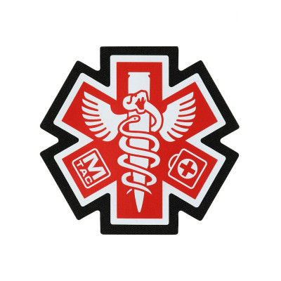 M-Tac нашивка Paramedic Black