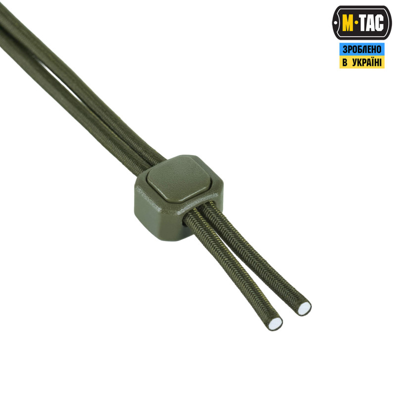 M-Tac шнурки Elastic Shoelaces Ranger Green 120 см