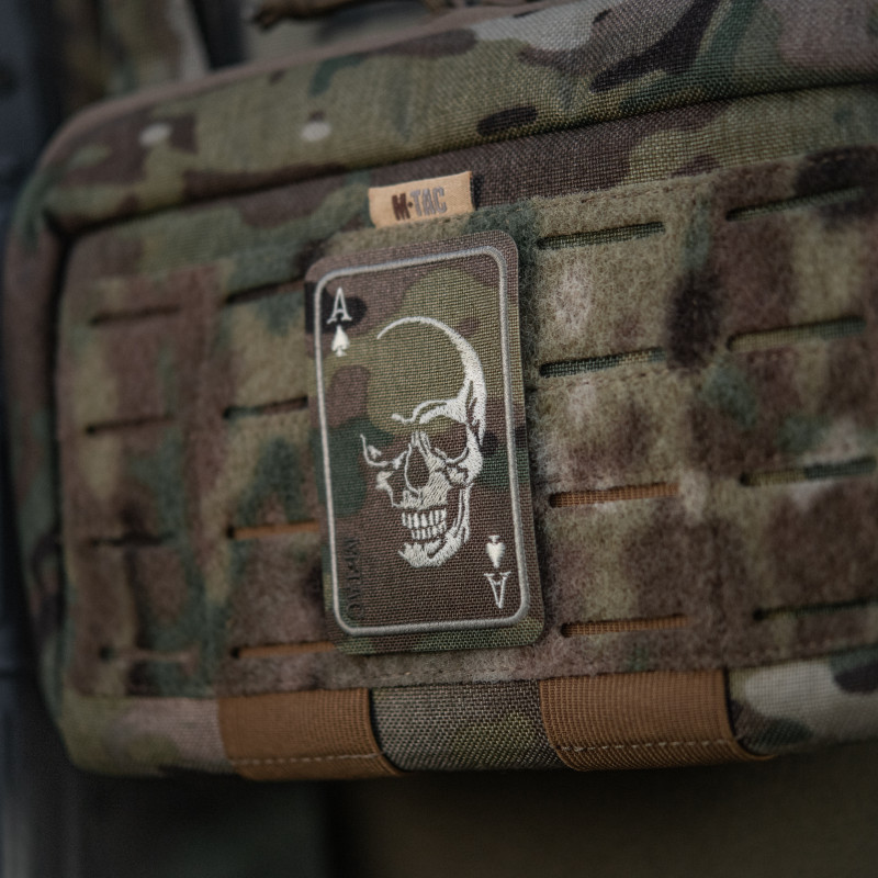 M-Tac нашивка Face of war (вишивка) Multicam