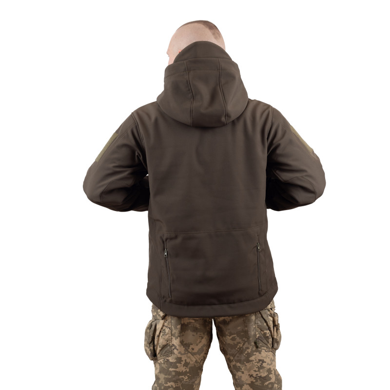 Куртка Vik-Tailor з флісовою кофтою Softshell, Dark olive