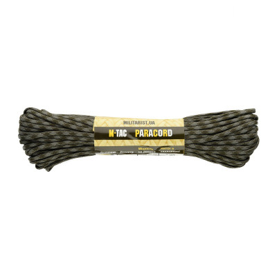 M-Tac паракорд 550 type III Grey Forest 30м