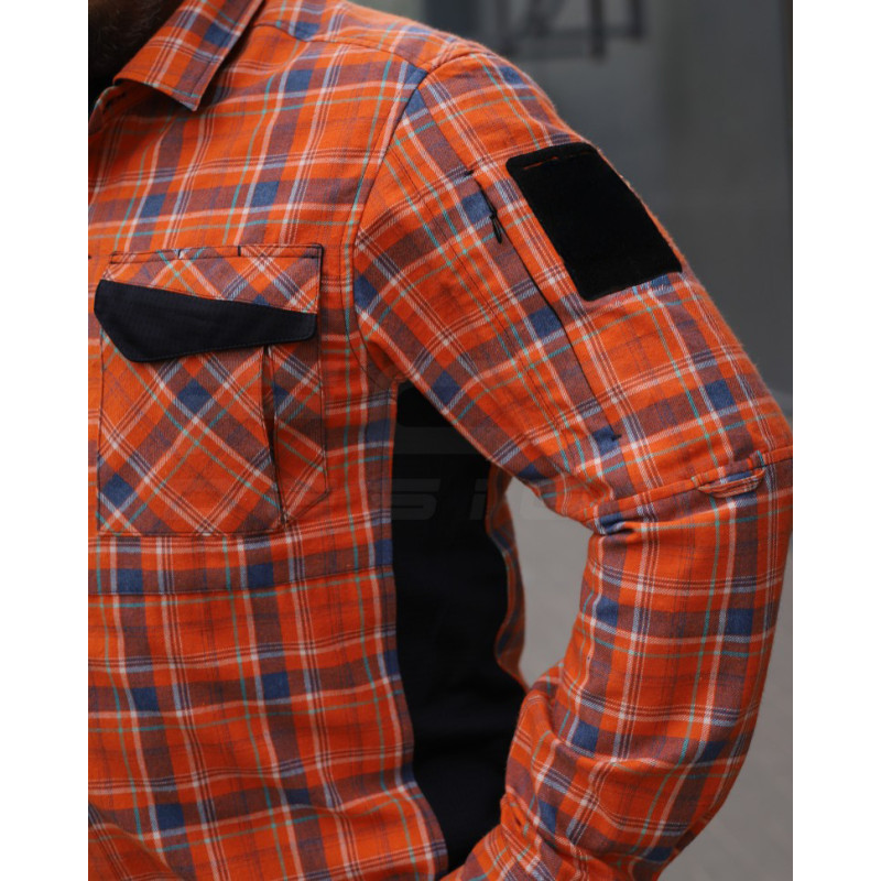 Тактична сорочка Vik-Tailor з липучкою Velcro, Orange