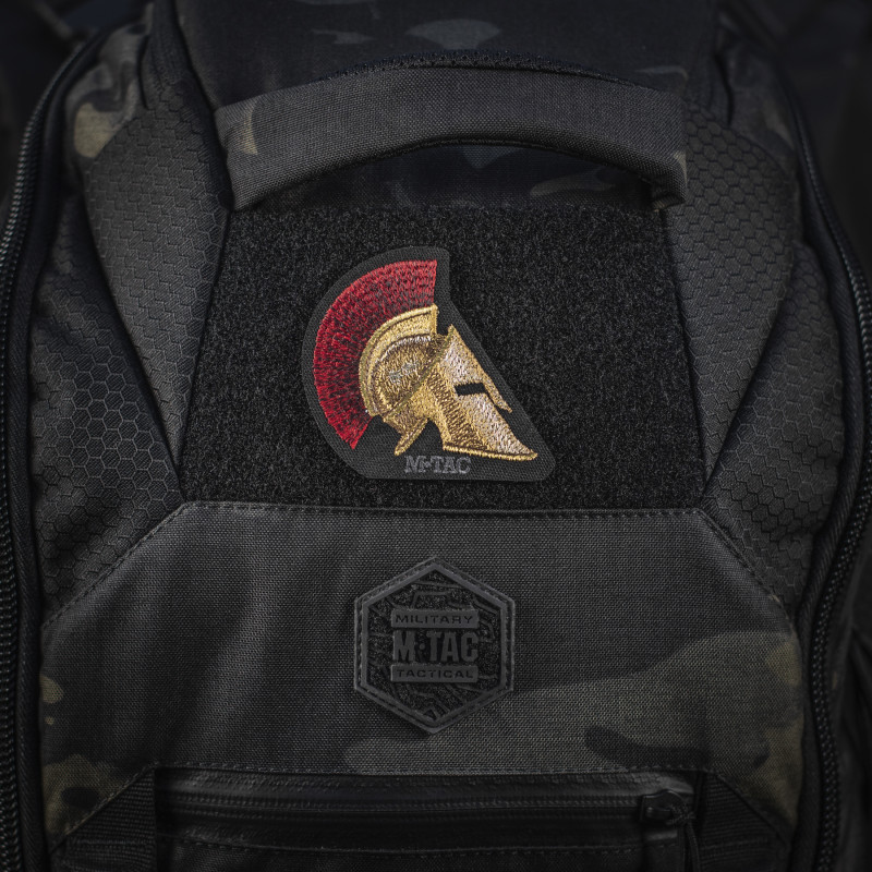 M-Tac нашивка Spartan Helmet (вишивка) Black M-Tac нашивка Spartan Helmet (вишивка) Black