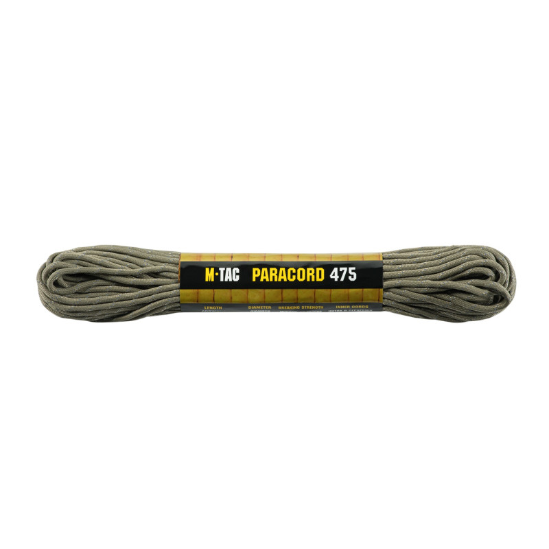 M-Tac паракорд 475 Tan Reflective 15м