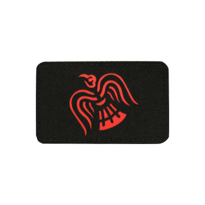 M-Tac нашивка Знамя Ворона Laser Cut Black/Red