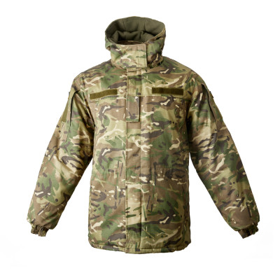 Куртка Vik-Tailor бушлат зимовий Тактика з врізними кишенями ХБ, MultiCam