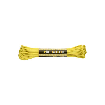 M-Tac паракорд 550 type III Yellow 15м