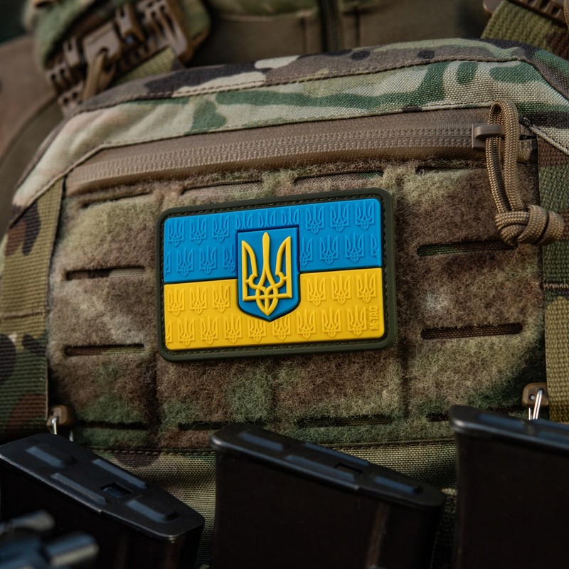M-Tac нашивка прапор України з гербом рельєфний PVC M-Tac нашивка прапор України з гербом рельєфний PVC