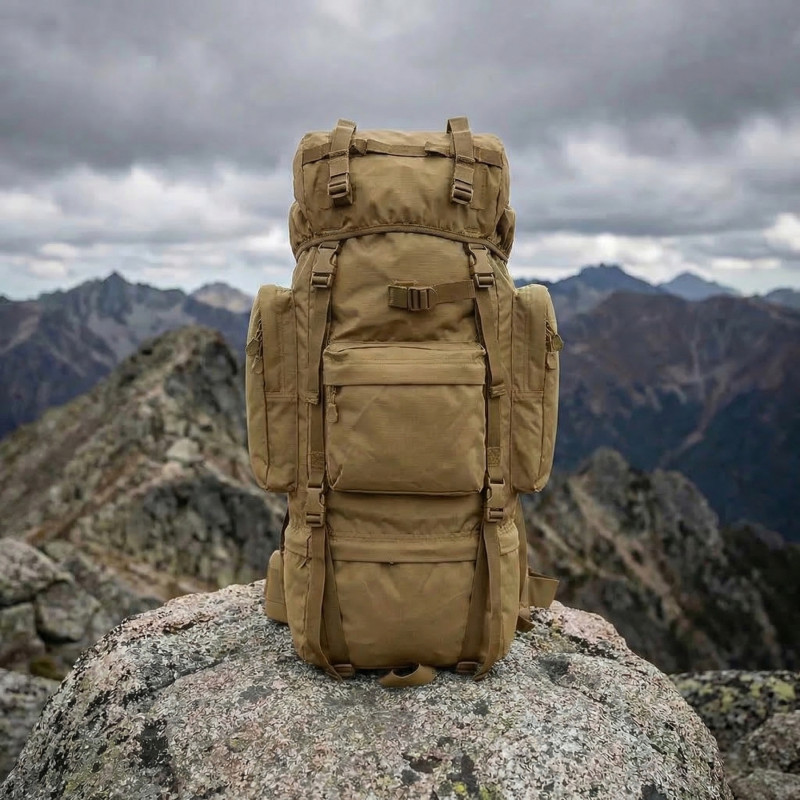 Рюкзак польовий Vik-Tailor з рамою 100-120L, Coyote