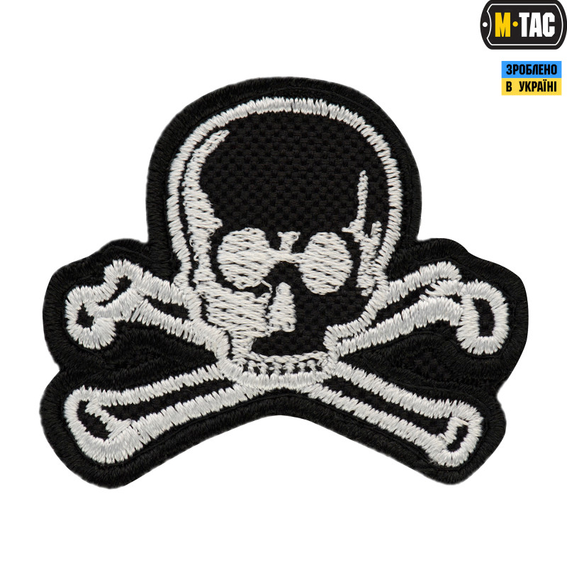 M-Tac нашивка Old Skull чорна