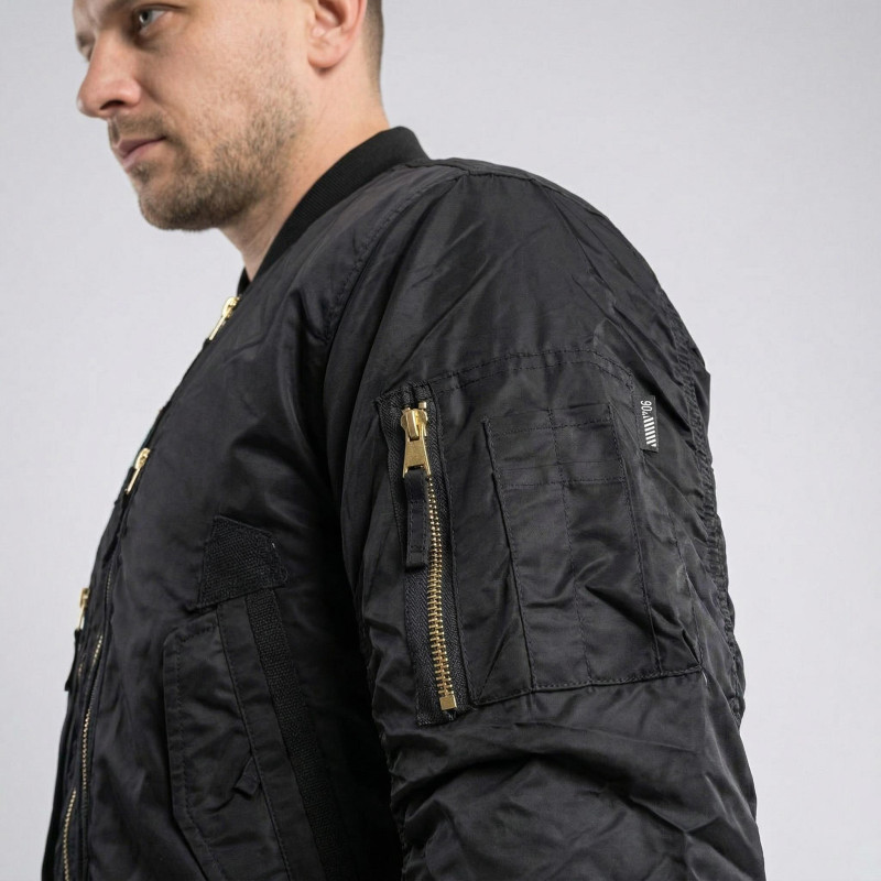 Куртка бомбер Vik-Tailor льотна, Black