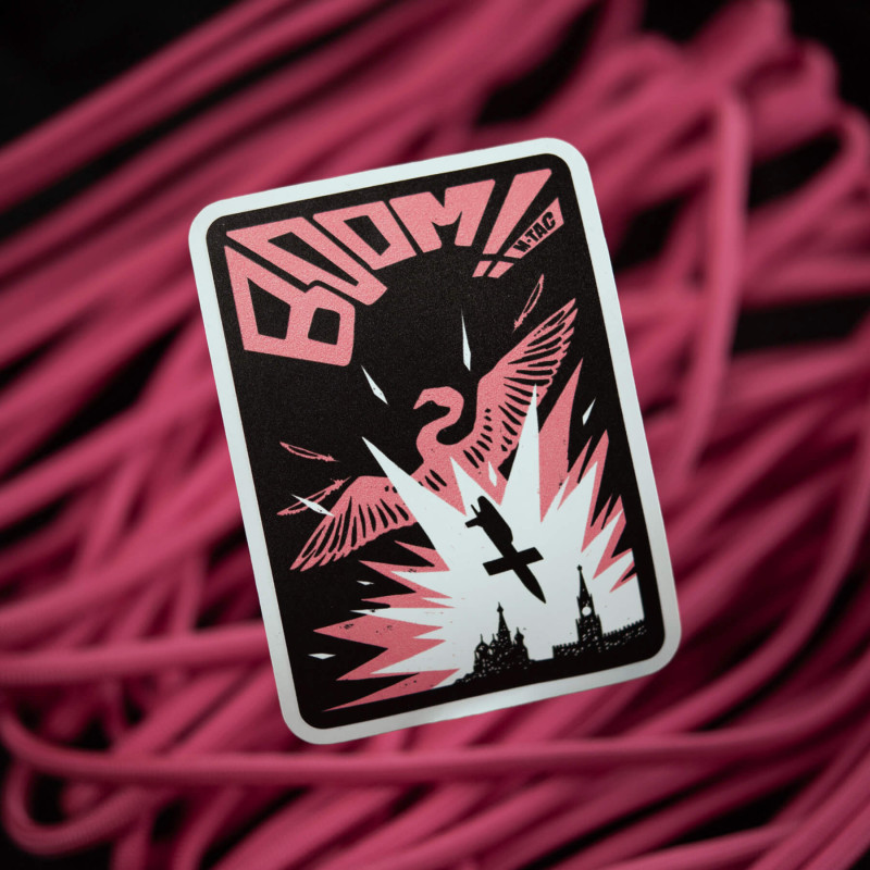 M-Tac наклейка Boom!! Фламінго Pink M-Tac наклейка Boom!! Фламінго Pink