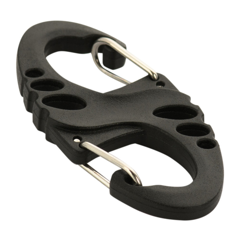 M-Tac карабін S-Hook пластиковий Black M-Tac карабін S-Hook пластиковий Black