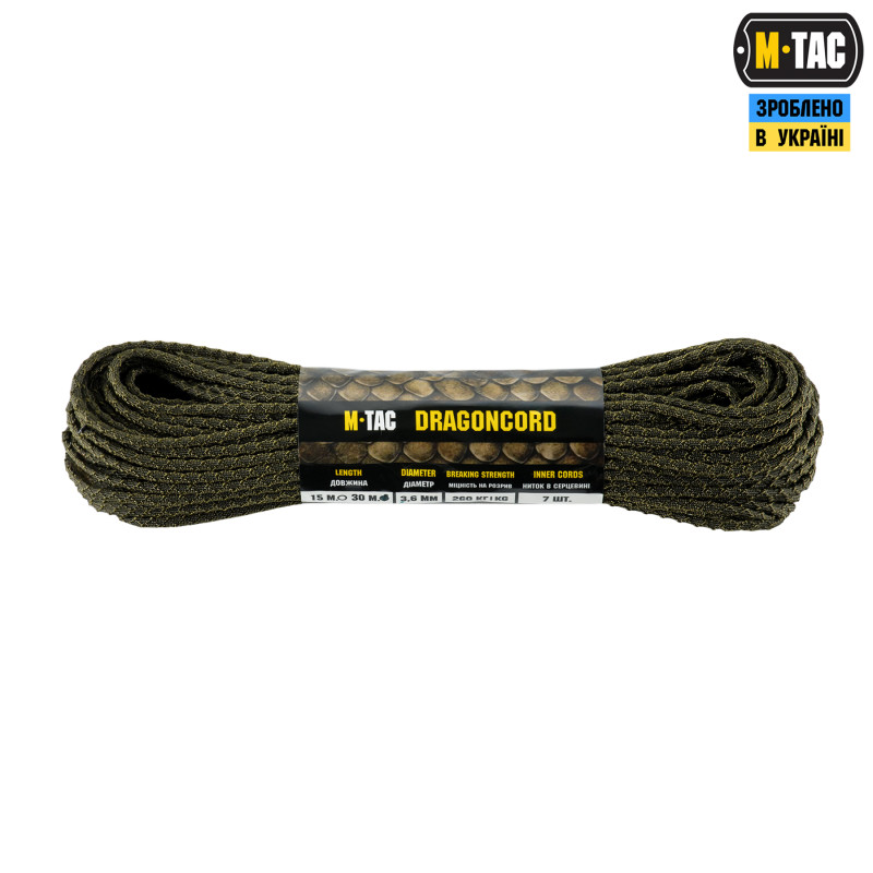 M-Tac паракорд Dragon Cord 30m OD Green M-Tac паракорд Dragon Cord 30m OD Green