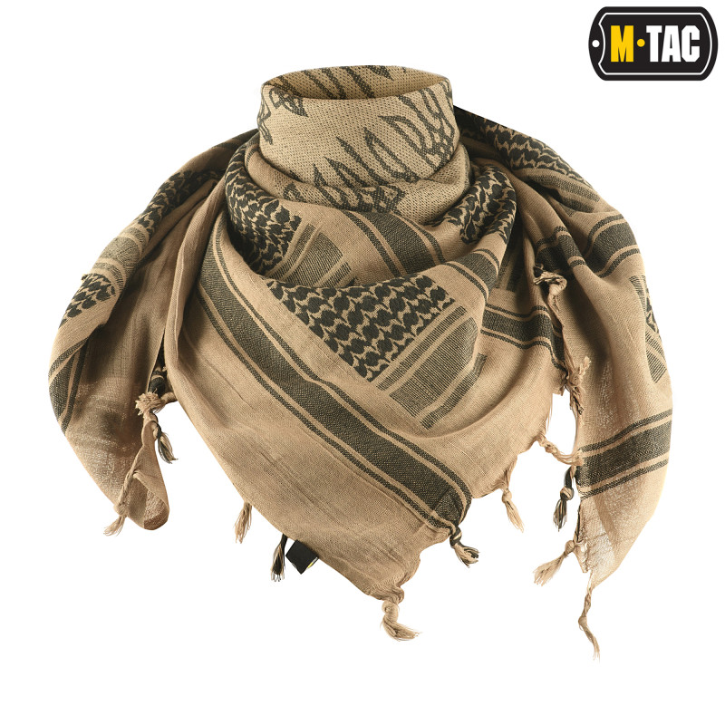 M-Tac шарф шемаг з Тризубом Khaki/Black M-Tac шарф шемаг з Тризубом Khaki/Black