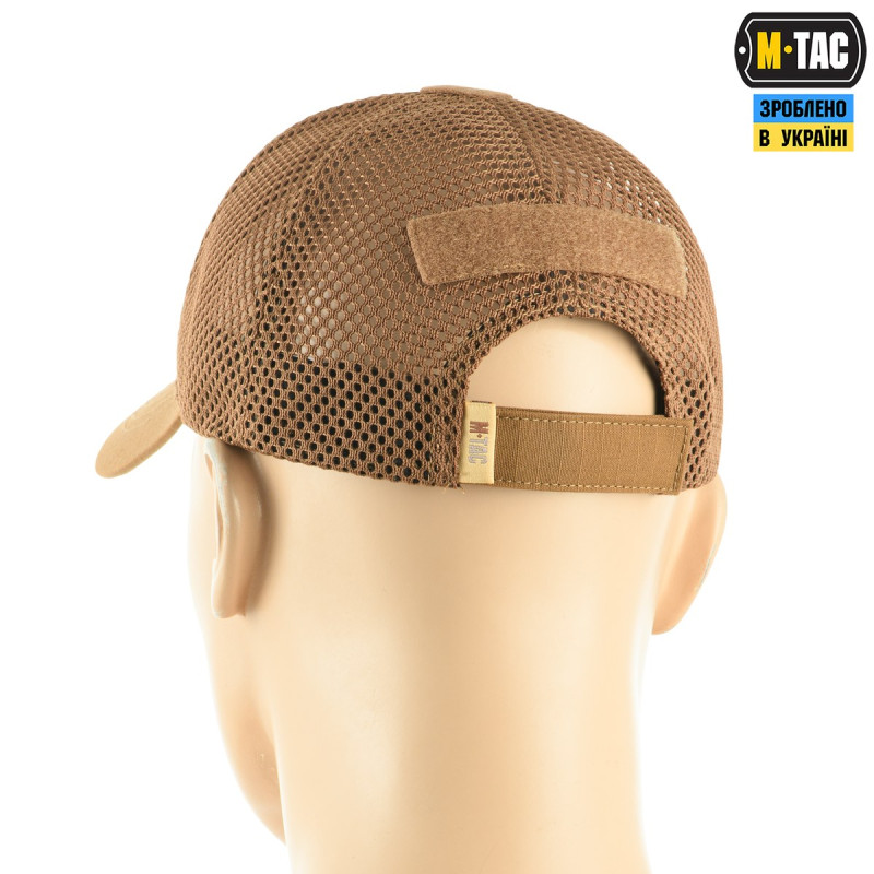 M-Tac бейсболка тактична з сіткою Elite Flex Coyote Brown M-Tac бейсболка тактична з сіткою Elite Flex Coyote Brown