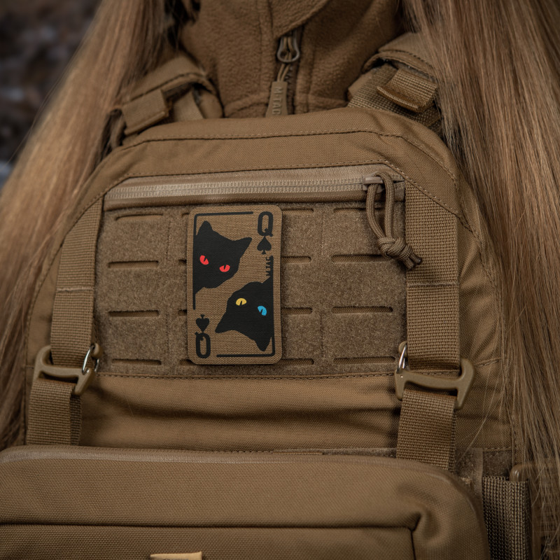 M-Tac нашивка Queen of spades Coyote/Black M-Tac нашивка Queen of spades Coyote/Black