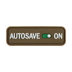 M-Tac нашивка Autosave PVC Coyote