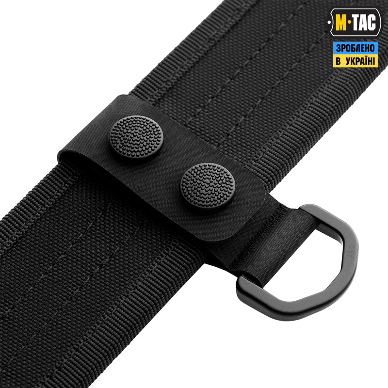M-Tac кріплення з D-кільцем на тактичний ремінь (2 шт) Black M-Tac кріплення з D-кільцем на тактичний ремінь (2 шт) Black