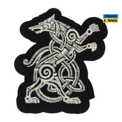 M-Tac нашивка Wolf (вишивка) Black