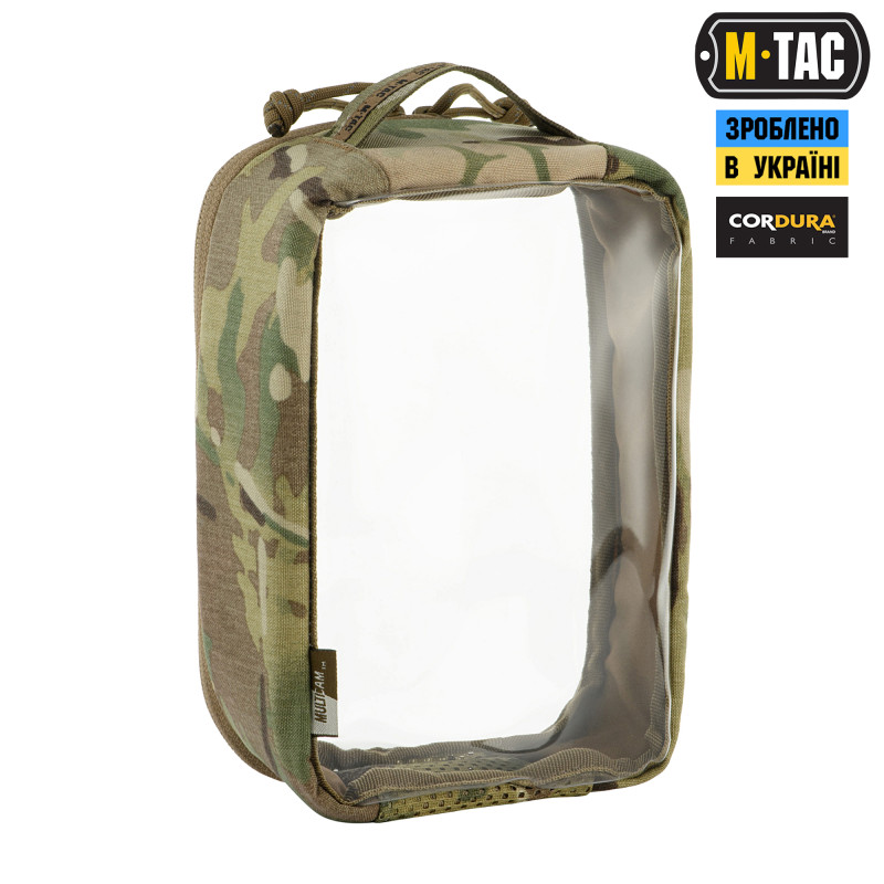 M-Tac органайзер утилітарний прозорий Elite Small (22х14 см) Multicam M-Tac органайзер утилітарний прозорий Elite Small (22х14 см) Multicam