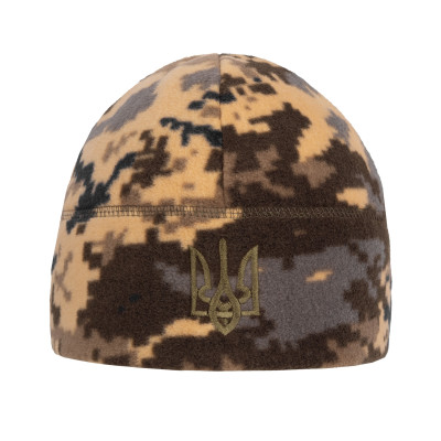 Шапка флісова з тризубом Vik-Tailor, Піксель, L