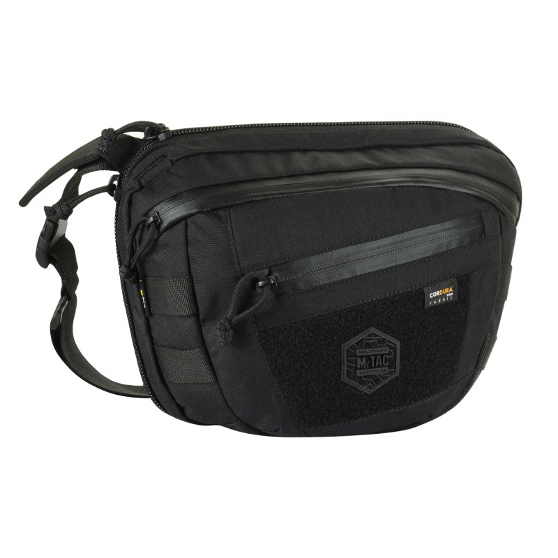 M-Tac сумка Sphaera Hardsling Bag Large з липучкою Elite Black M-Tac сумка Sphaera Hardsling Bag Large з липучкою Elite Black