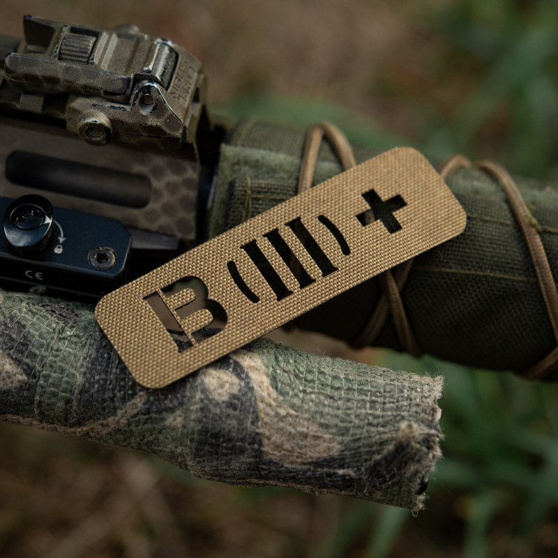 M-Tac нашивка група крові B (III) + наскрізна Laser Cut 25х80 Coyote M-Tac нашивка група крові B (III) + наскрізна Laser Cut 25х80 Coyote
