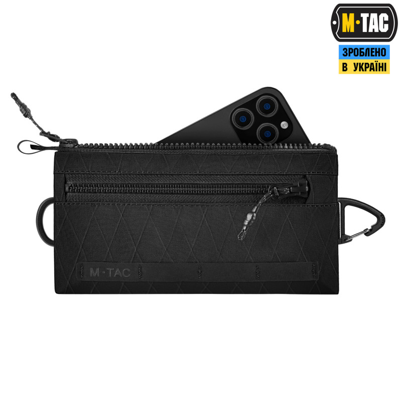 M-Tac гаманець горизонтальний з карабіном X-PAC Elite Black M-Tac гаманець горизонтальний з карабіном X-PAC Elite Black