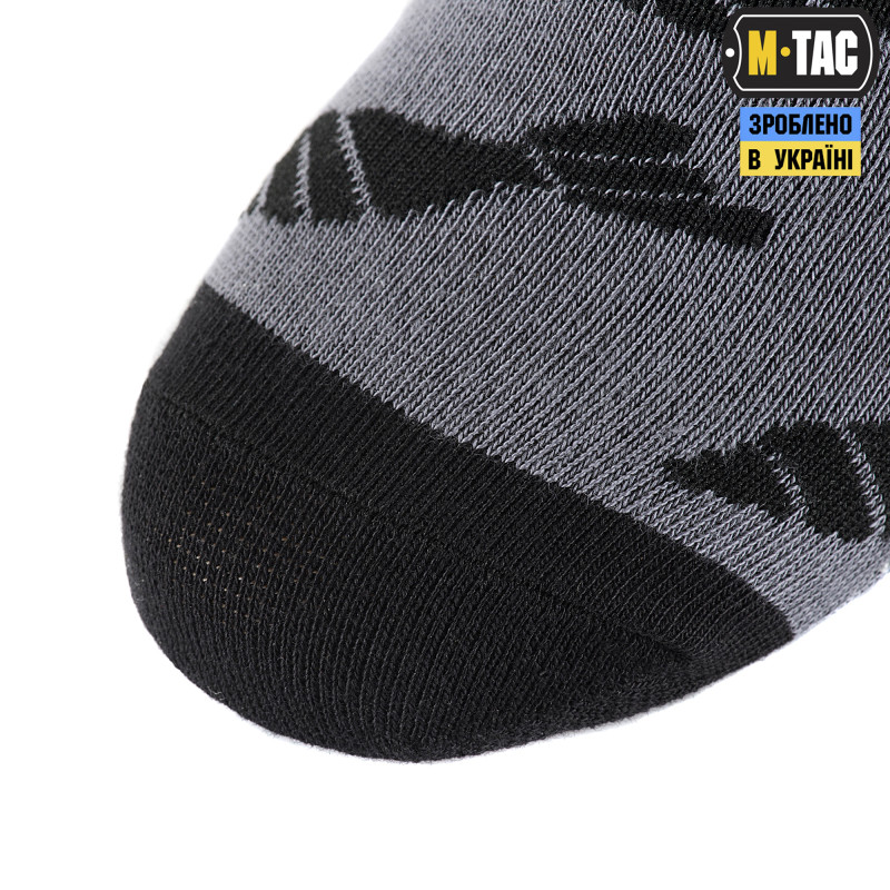 M-Tac шкарпетки легкі Mk.3 Mortar Bombs Dark Grey M-Tac шкарпетки легкі Mk.3 Mortar Bombs Dark Grey