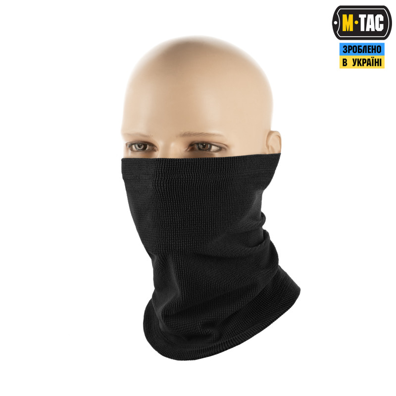 M-Tac шарф-труба мікрофліс ріп-стоп Black
