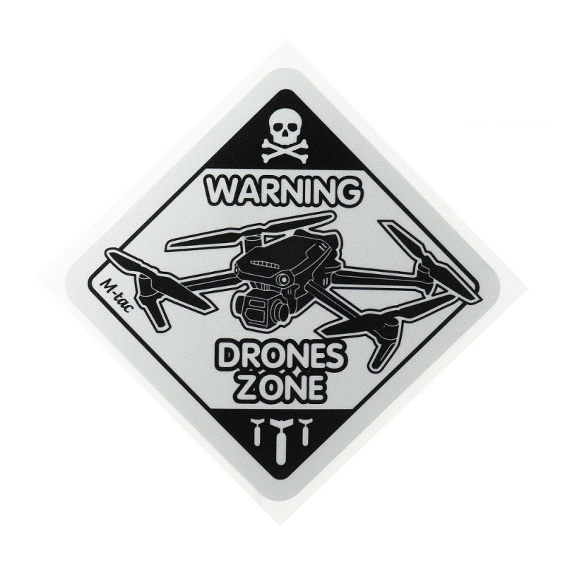 M-Tac наклейка Drones Zone Black M-Tac наклейка Drones Zone Black