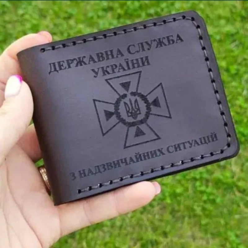 Обкладинка на посвідчення ДСНС коричневий, Український виробник Обкладинка на посвідчення ДСНС коричневий, Український виробник