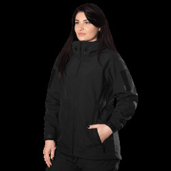 Жіноча куртка Stalker SoftShell Чорна 7442