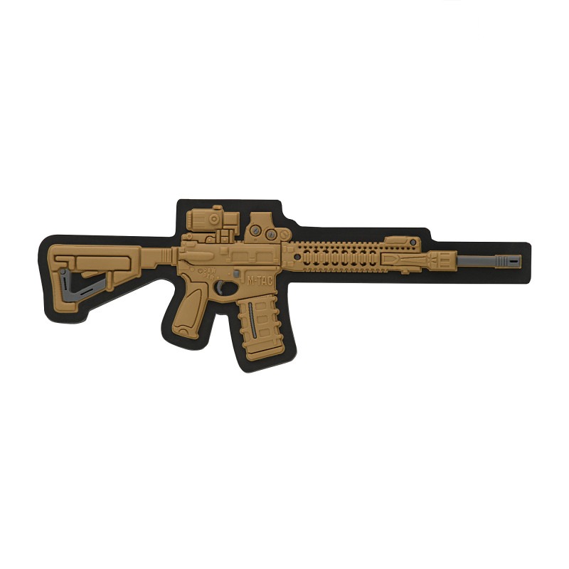 M-Tac нашивка AR-15 3D ПВХ койот