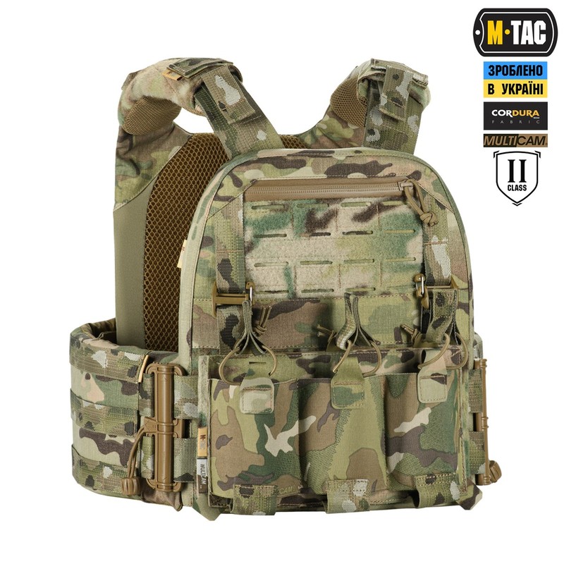 M-Tac плитоноска Cuirass Elite 2 клас захисту (розмір плити M) Multicam M-Tac плитоноска Cuirass Elite 2 клас захисту (розмір плити M) Multicam