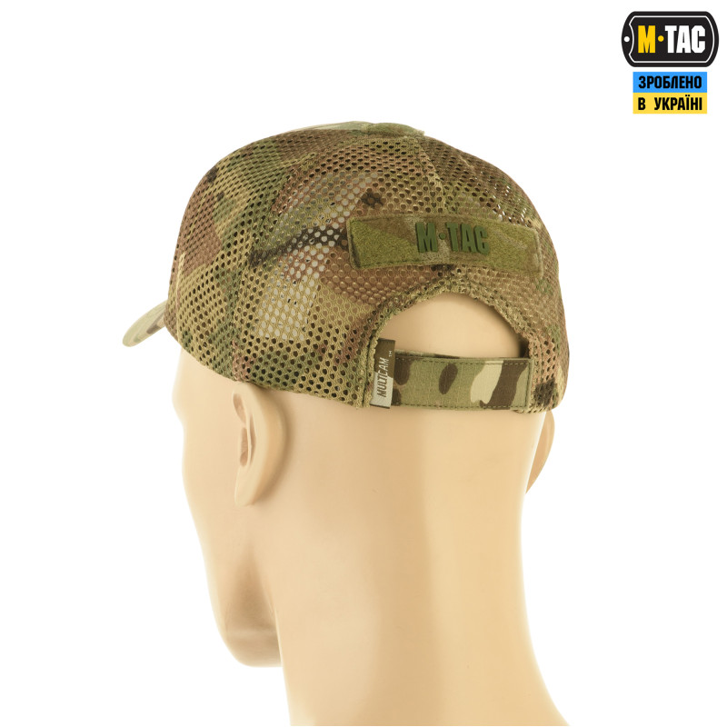 M-Tac бейсболка тактична з сіткою Азов NYCO Multicam M-Tac бейсболка тактична з сіткою Азов NYCO Multicam