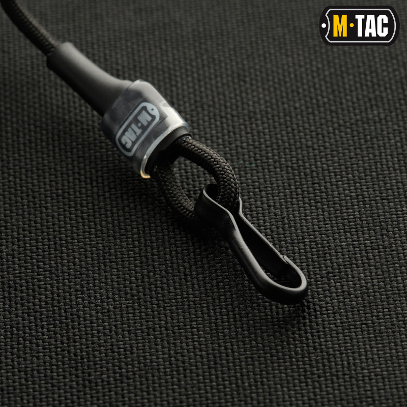 M-Tac шнур страхувальний Lite під карабін чорний M-Tac шнур страхувальний Lite під карабін чорний